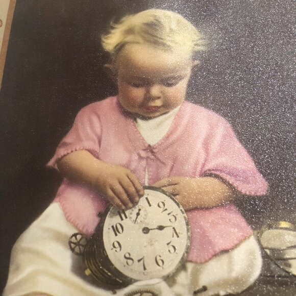 Vintage "Rattling Good Time" Antique Calendar Art Print - Picture 2 of 5